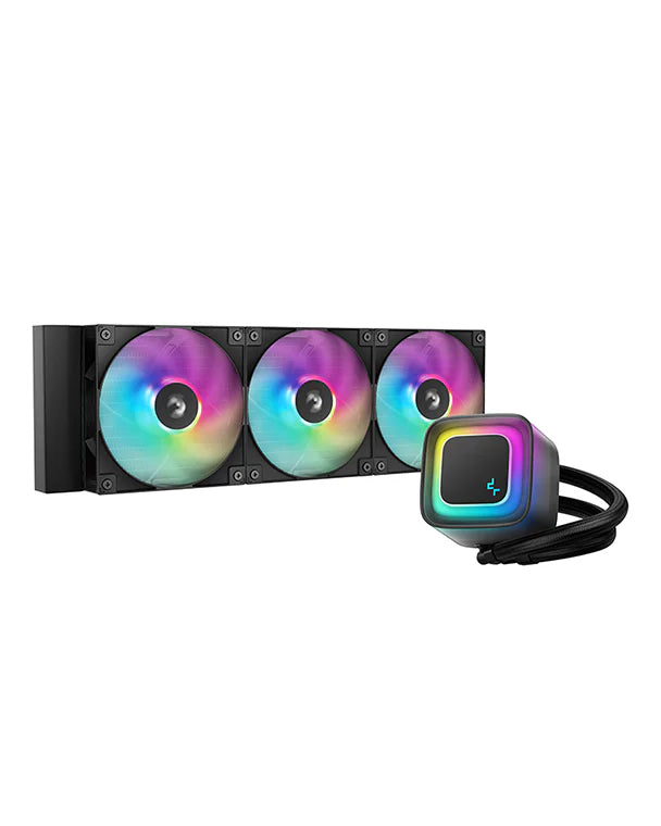 DeepCool LE360 V2 ARGB 360mm Liquid CPU Cooler with Frosted Pump Design DeepCool LE360 V2 ARGB 360mm Liquid CPU Cooler with Frosted Pump Design
